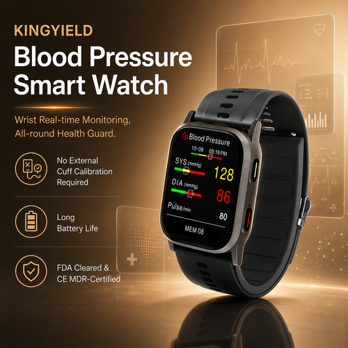 Recommended: KINGYIELD blood pressure watch – front view.